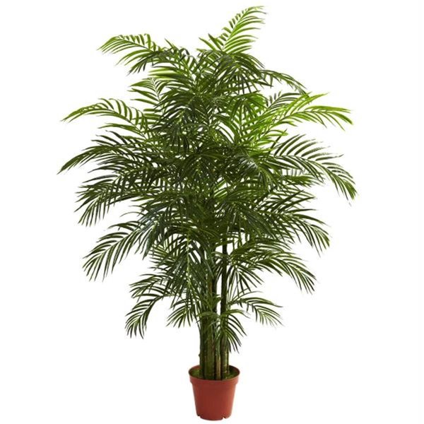 Nearly Natural 6.5 ft. Areca Palm UV Resistant - Indoor-Outdoor 5390